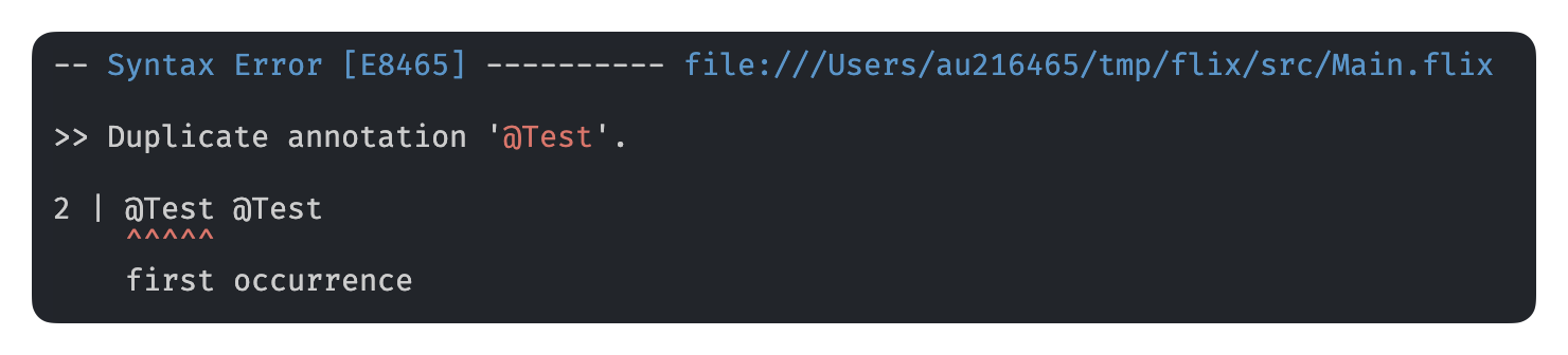 duplicate annotation